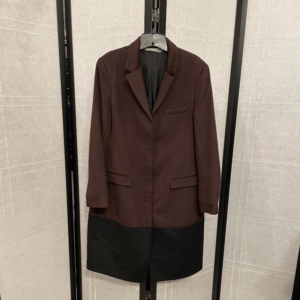 Reed Krakoff Wool/Cashmere Coat - Brown/Black